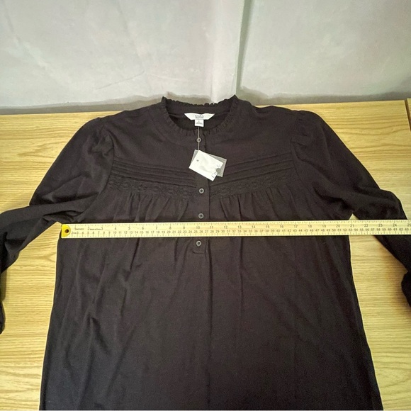 Croft & Barrow‎ black shirt Large - Picture 7 of 7